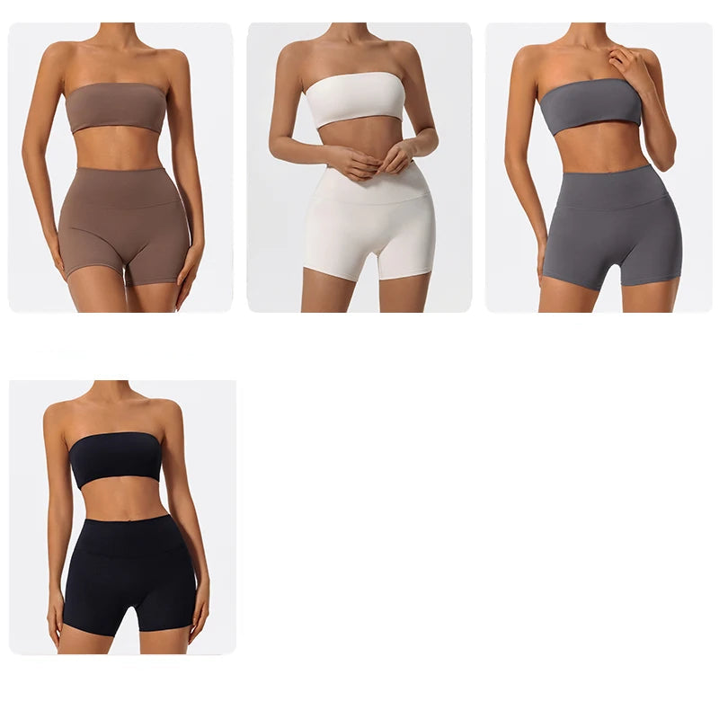 Sports Set Women Strapless