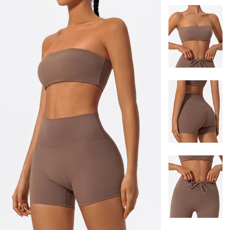 Sports Set Women Strapless