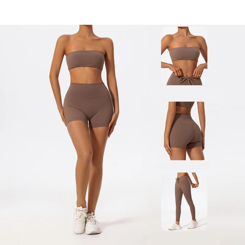 Sports Set Women Strapless